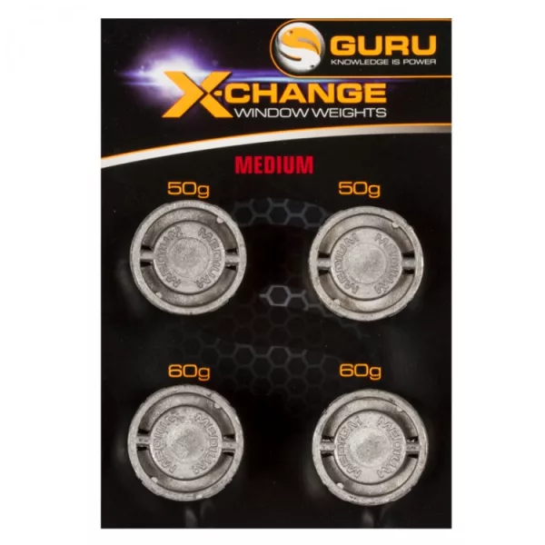 Accessorio pasturatore Guru Window Feeder M Pack Light a finestra 40+50gr - Kit pesi intercambiabili