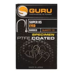 Guru Super XS Size 12 (Barbless/Eyed) - amo