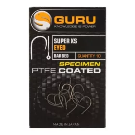 Guru Super XS Size 18 (Barbless/Eyed) - amo