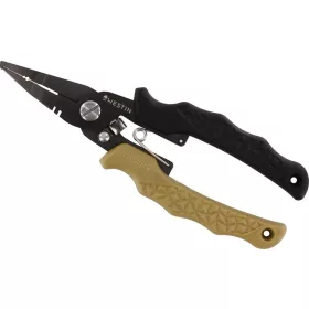   WESTIN Pinza per anelli a spacco HD Grande 16cm Sabbia Nera Pinza da spinning