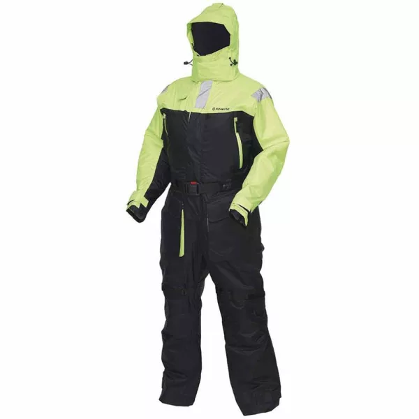 Kinetic Guardian Flotation Suit Black Lime Tuta Termica L