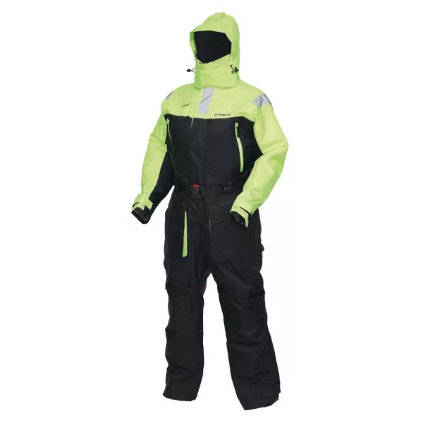 Kinetic Guardian Flotation Suit Black Lime Tuta termica S
