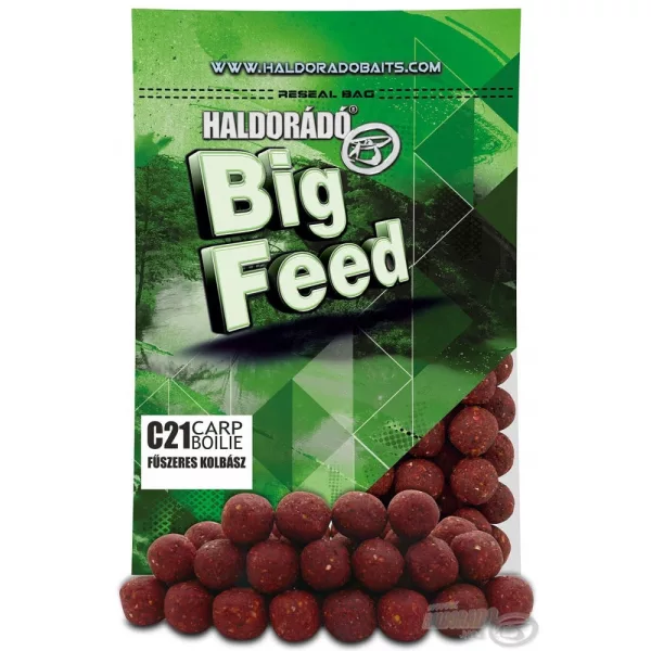 Haldorádó Big Feed - C21 Boilie - Salsiccia Speziata