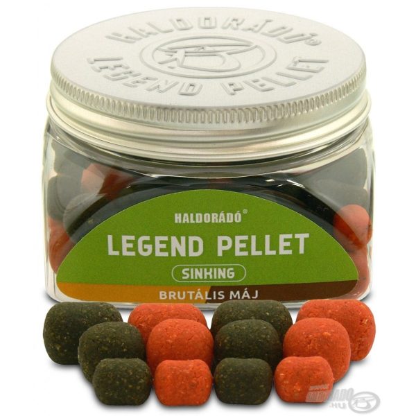 Haldorádó LEGEND PELLET Affondante 8, 12, 16 mm - Fegato Brutale