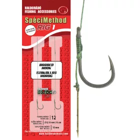   Haldorádó SpéciMethod Rig1 Braid 12 con occhiello con ardiglione Trecciato amo pre-legato
