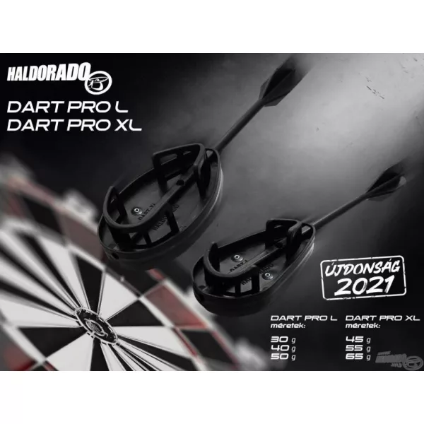 Haldorádó Dart Pro L 40gr pasturatore method