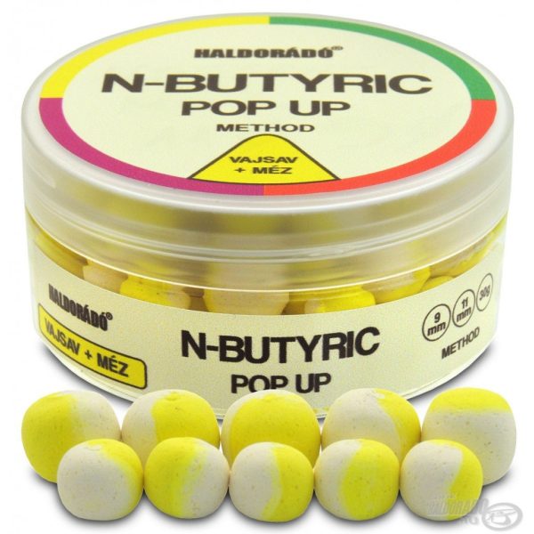 Haldorádó N-Butyric Pop Up Method 9, 11 mm - Acido Butirrico + Miele