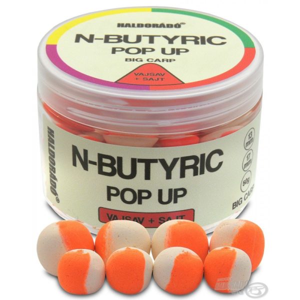 Haldorádó N-Butyric Pop Up Big Carp 13, 17 mm - Acido Butirrico + Formaggio