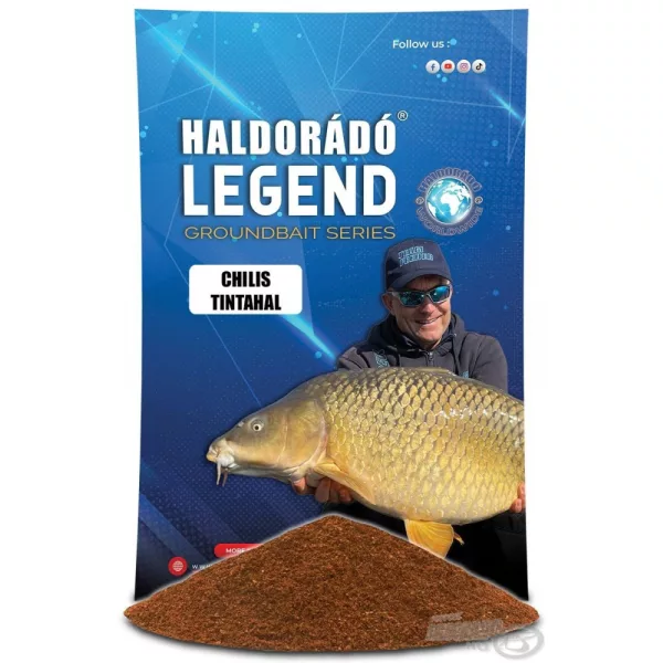 Haldorádó LEGEND Groundbait - Calamaro Chili 800gr