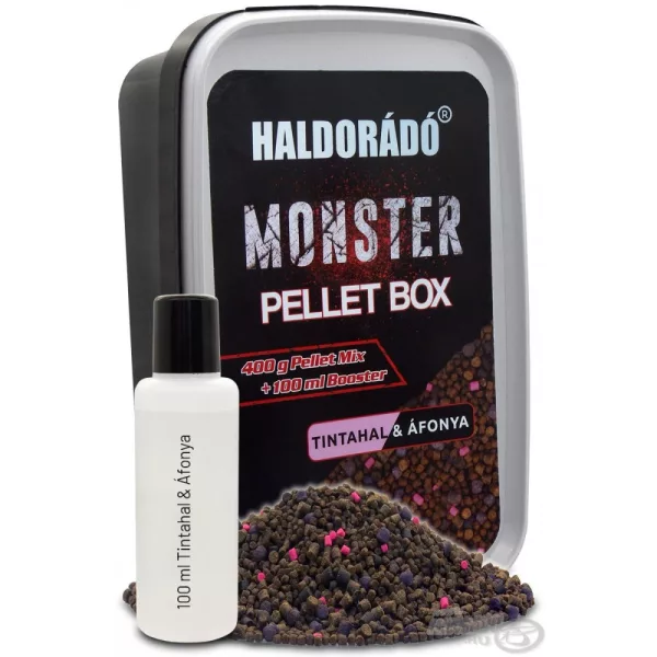 Haldorádó MONSTER Pellet Box - Calamaro & Mirtillo