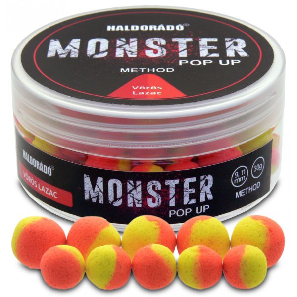 Haldorádó Monster Pop Up Method Salmone Rosso 30gr 9-11mm