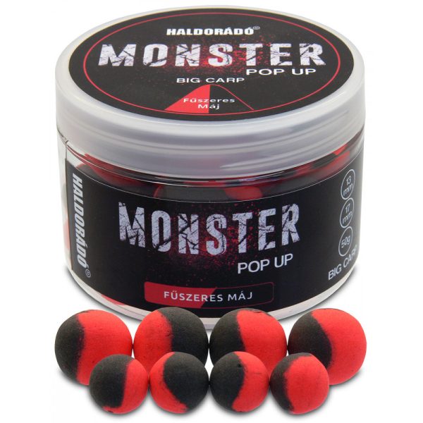 Haldorádó Monster Pop Up Big Carp Fegato Speziato 50gr 13-17mm