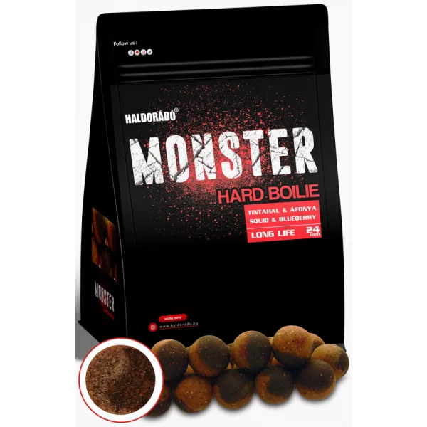 Haldorádó Monster Hard Boilie Calamaro-Mirtillo 700gr 24mm Boilie