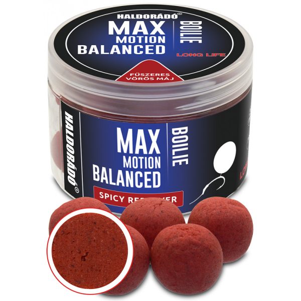 Haldorádó Max Motion Boilie Balanced Fegato Rosso Speziato 70gr 20mm Boilie