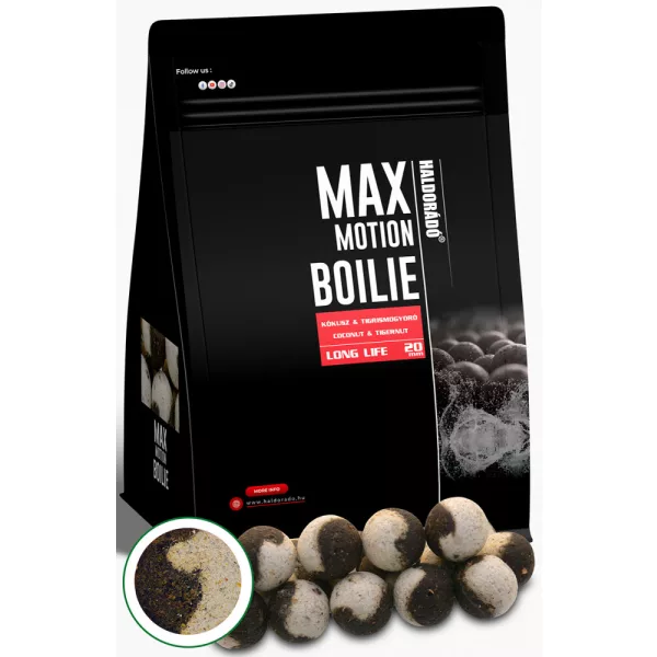 Haldorádó Max Motion Boilie Long Life Cocco-Zigolo dolce 800gr 20mm Bojli