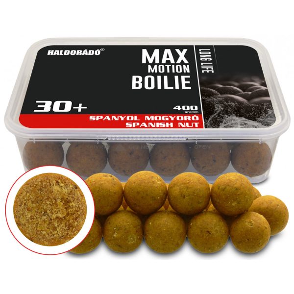 Haldorádó Max Motion Boilie Long Life Nocciola Spagnola 400gr 30mm Boilie