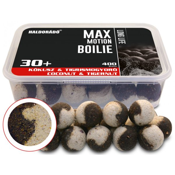 Haldorádó Max Motion Boilie Long Life Cocco-Tigernut 400gr 30mm Boilie