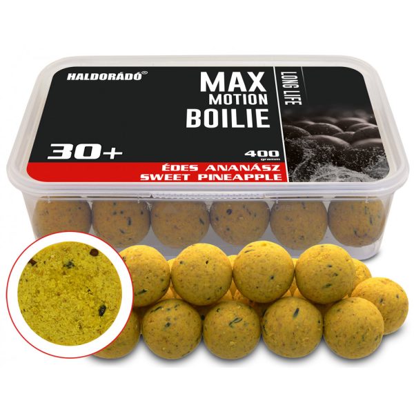 Haldorádó Max Motion Boilie Long Life Ananas Dolce 400gr 30mm Boilie