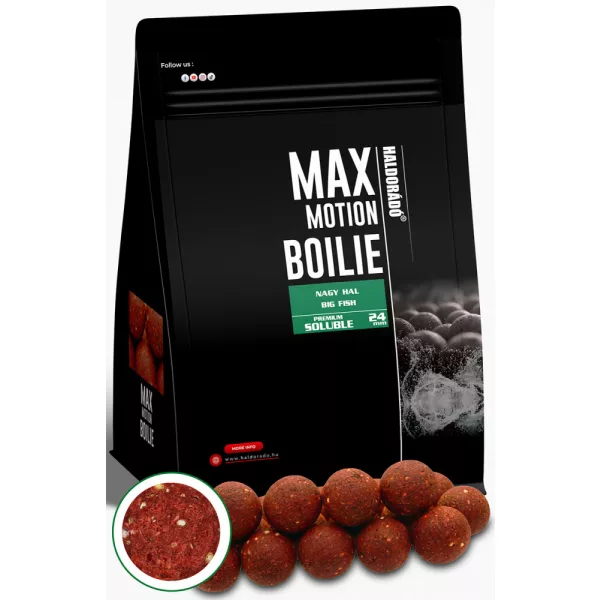Haldorádó Max Motion Boilie Premium Soluble Grande Pesce 800gr 24mm Bojli