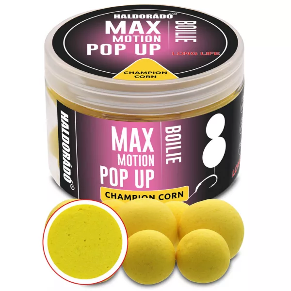 Haldorádó Max Motion Boilie Pop Up Champion Mais 50gr 16-20mm Boilie