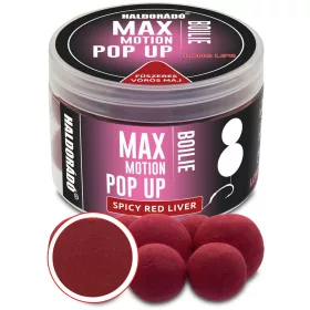   Haldorádó Max Motion Boilie Pop Up Fegato Rosso Speziato 50gr 16-20mm Boilie