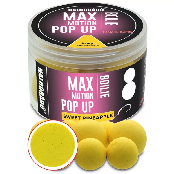 Haldorádó Max Motion Boilie Pop Up Ananas Dolce 50gr 16-20mm Boilie