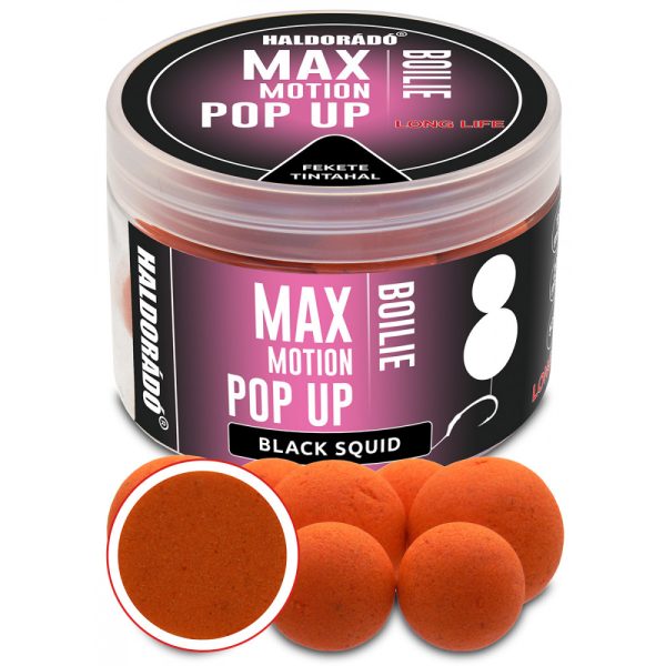 Haldorádó Max Motion Boilie Pop Up Calamaro Nero 50gr 16-20mm Boilie