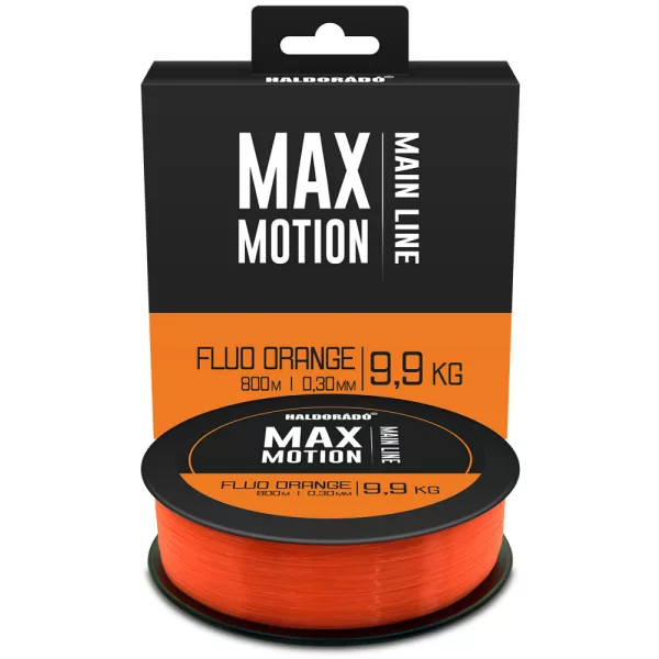 Haldorádó Max Motion 0,30mm 800m Filo principale monofilo - Arancione Fluo