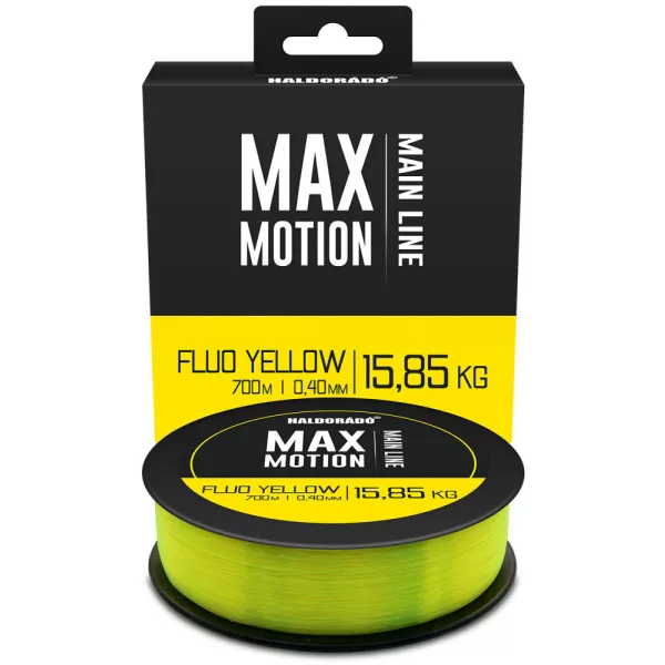 Haldorádó Max Motion 0,40mm 700m Filo principale monofilo - Giallo Fluo