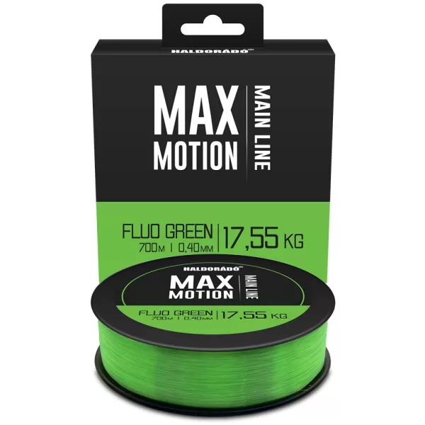 Haldorádó Max Motion 0,40mm 700m Filo principale monofilo - Verde Fluo