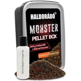   Haldorádó Monster Acido Butirrico-Gambero di Mare 400gr 2-3-4mm Scatola di Pellet