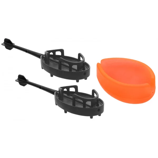 Haldorádó Dart Metal L 45gr pasturatore method 2pz+1pz set attrezzo di riempimento in gomma