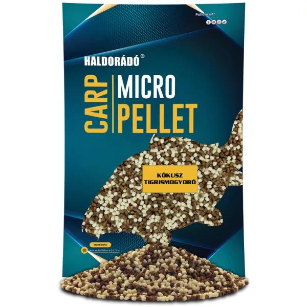Haldorádó Carp Micro Pellet Cocco-Tigernut 600gr 3mm Pellet da pastura