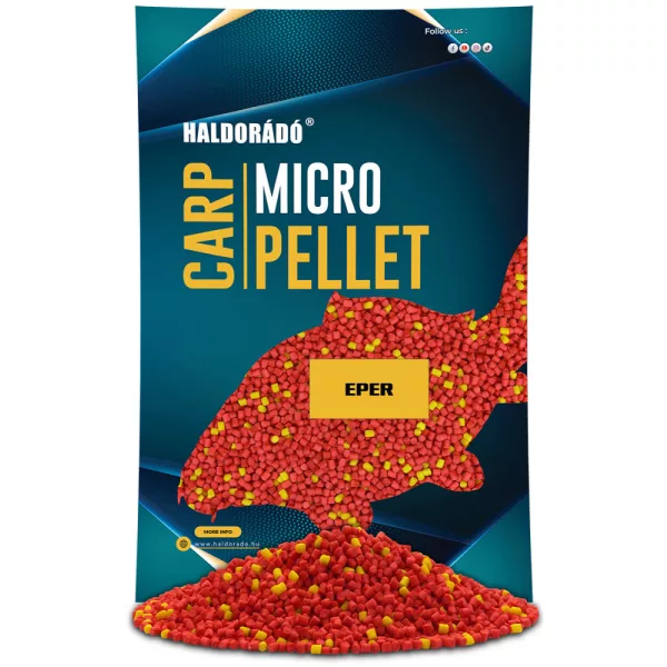 Haldorádó Carp Micro Pellet Fragola 600gr 3mm Pellet da pastura