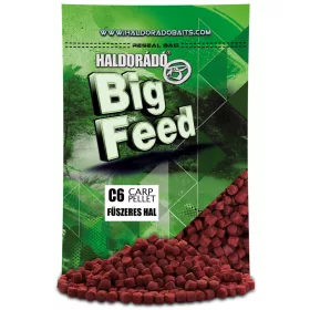  Haldorádó Big Feed C6 Pellet Pesce Speziato 700gr 6mm Pellet da pastura
