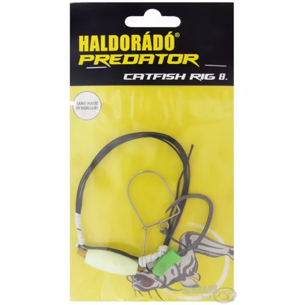 Haldorádó Catfish Rig 8 Terminale per Siluro con Anello per Esche Vive 100cm