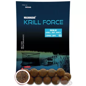   Haldorádó Krill Force Boilie Long Life 20mm Krill Hot Spicy Boilies da pastura 700gr