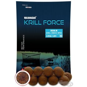   Haldorádó Krill Force Boilie Long Life 30mm Krill Indian Spice Boilies da pastura 700gr