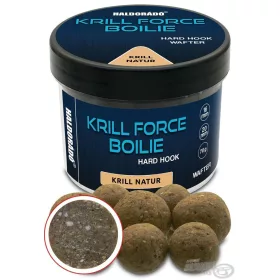   Haldorádó Krill Force Boilie Hard Hook Wafter 16, 20 mm Krill Natur Boilies da innesco 70gr