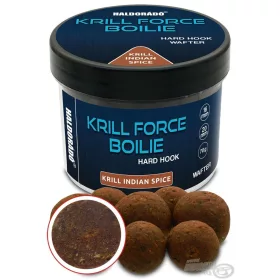   Haldorádó Krill Force Boilie Hard Hook Wafter 16, 20 mm Krill Indian Spice Boilies da Innesco 70gr