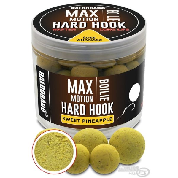 Haldorádó Max Motion Boilie Hard Hook Wafter 16, 20mm Ananas Dolce Boilie da innesco 100gr