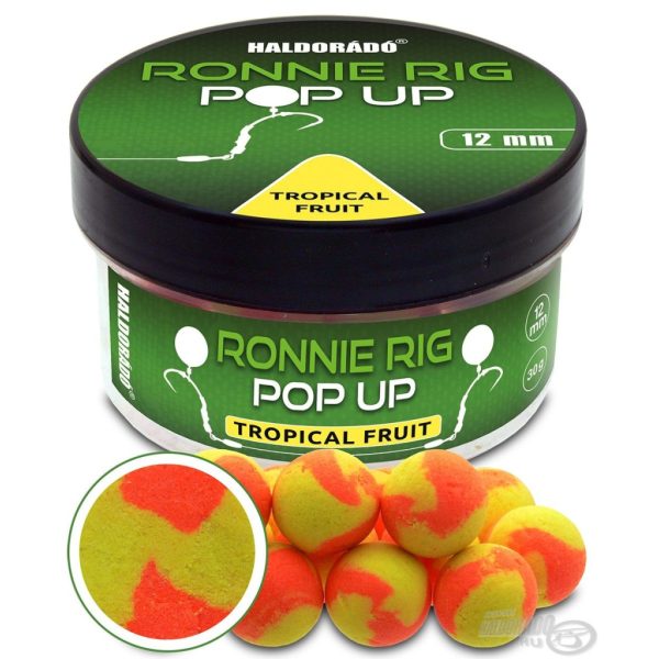 Haldorádó Pop Up Tropical Fruit per Ronnie Rig 12mm Boilie da innesco 30gr