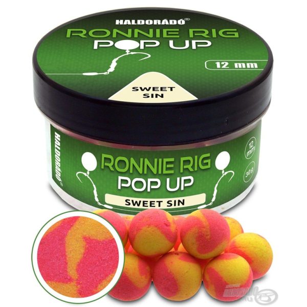 Haldorádó Ronnie Rig Pop Up Sweet Sin 12mm Boilie da innesco 30gr