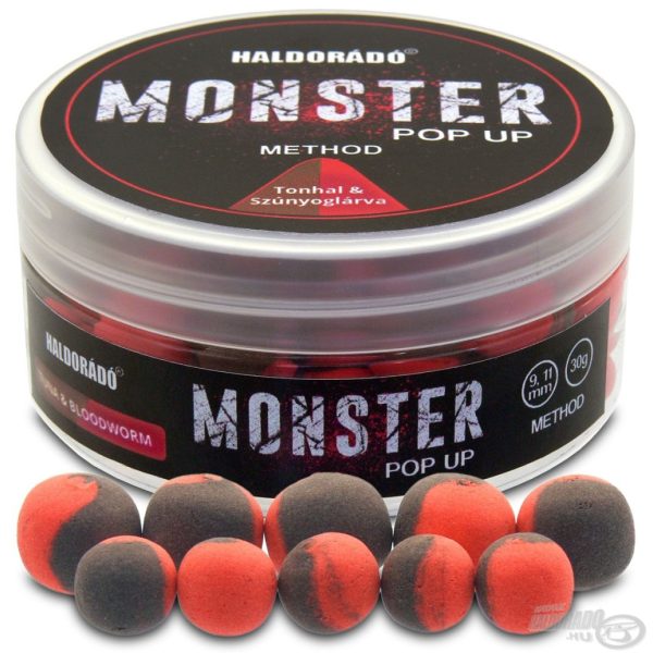 Haldorádó Monster Pop Up Method Tonno & Larva di Zanzara 9-11mm Pop Up 30gr