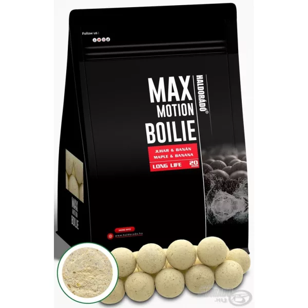 Haldorádó Max Motion Boilie Long Life 20mm Acero & Banana Boilies 800gr