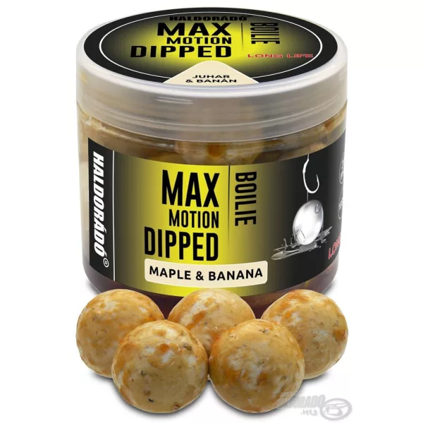 Haldorádó Max Motion Boilie Dipped 20mm Acero-Banana Boilie da innesco 100gr