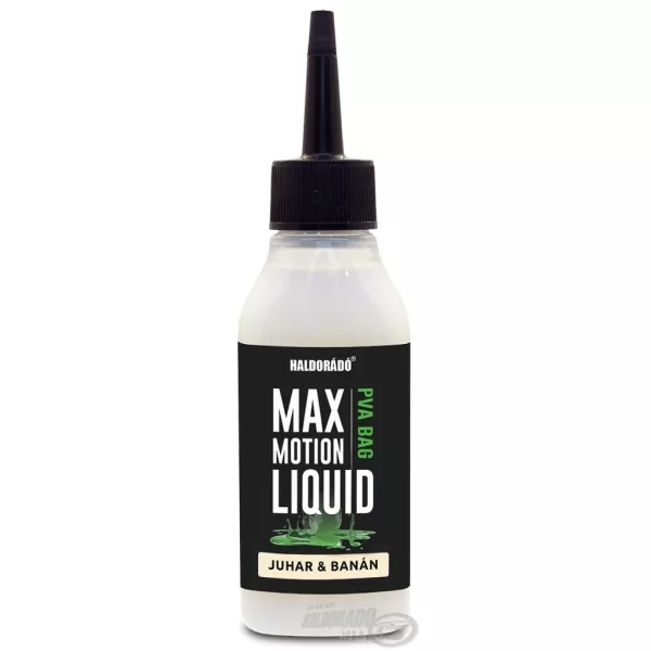 Haldorádó Max Motion Liquido per Sacchetto PVA Acero-Banana Aroma 100ml