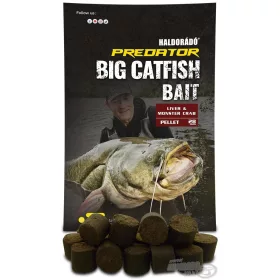   Haldorádó Catfish Bait Pellet 28mm Liver-Monster Crab Pellet per siluro 1kg