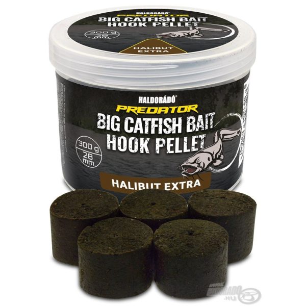 Haldorádó Catfish Bait Hook Pellet 28mm Halibut Extra Pellet da innesco forato 300gr