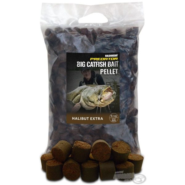 Haldorádó Catfish Bait Pellet 24mm Halibut Extra Pellet per Pesca al Siluro 5kg
